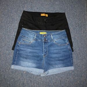 NWOT FashionNova 2Bundle Denim Shorts